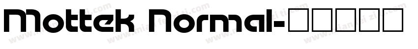 Mottek Normal字体转换